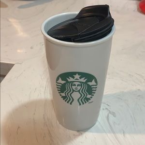Classic Starbucks glass thermos tumbler